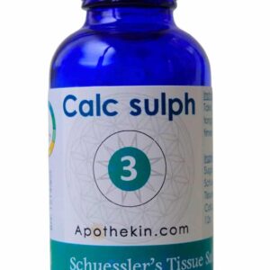 Calc. sulph. Tissue Salt - (Blood & liver purifier)
