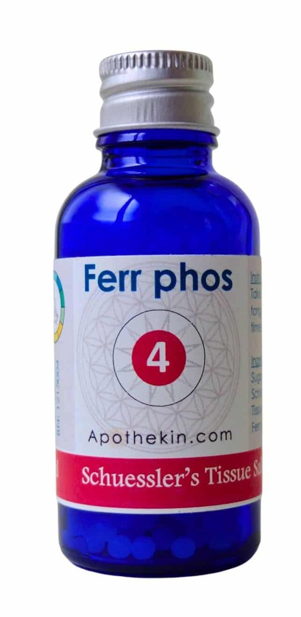 Ferr. phos. Tissue Salt - (Blood, circulation, immune tonic)