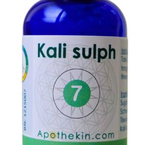 Kali. sulph. Tissue Salt - (Cell oxygenator, skin healer)