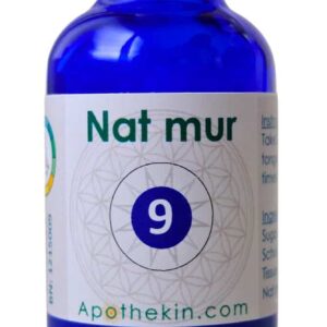 Nat. mur. Tissue Salt - (Maintains fluid balance)
