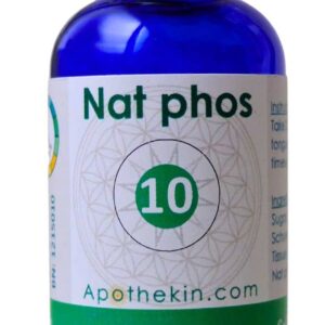 Nat. phos. Tissue Salt - (pH balance, liver & immune tonic)
