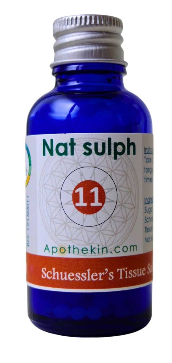 Nat. sulph. Tissue Salt - (Liver strengthen and cleanse)