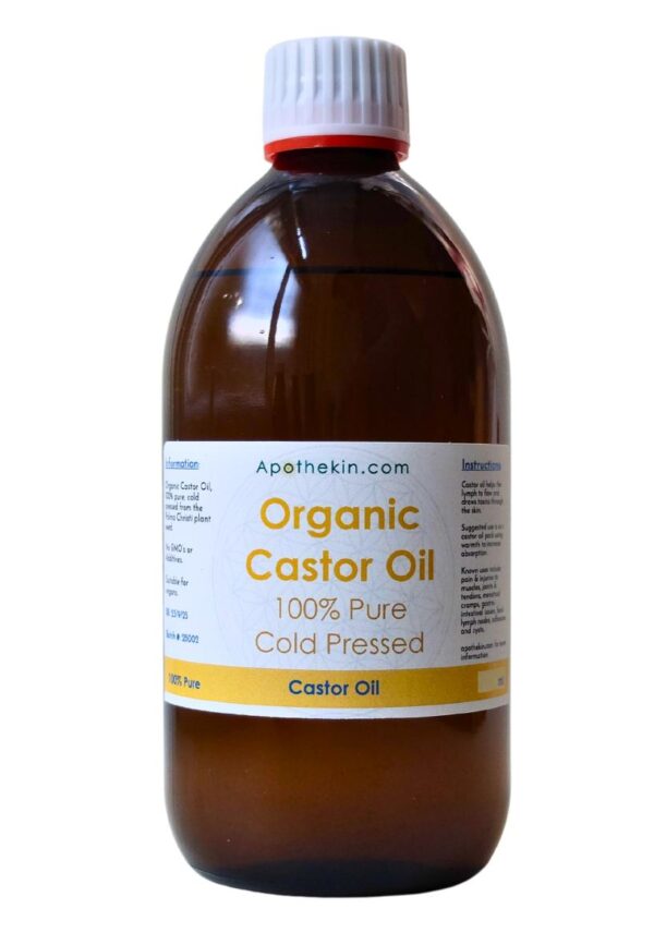 Castor Oil Organic Cold Pressed - (Deep healing oil)