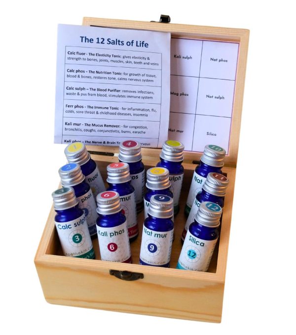 Schuessler's Biochemic Tissue Salts Set  - 12 x 10ml - Image 2